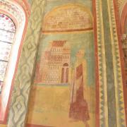 Dans l'arcade de l'abside : Altasie épouse de Letbald