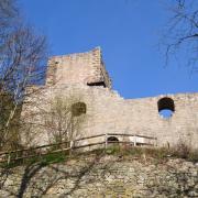 Wettolsheim, château du Hagueneck du XIII° siècle