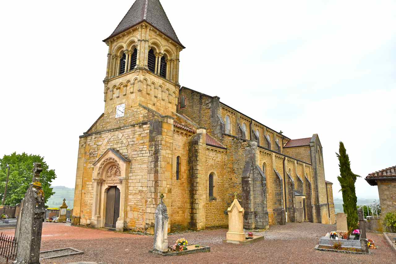 L´Eglise CPA Saint-Julien-de-Jonzy l'Église 