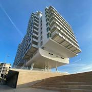 Le Renzo vu depuis la piscine princesse Charlène de Monaco