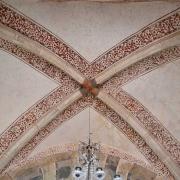 Les décors peints de la voûte de la chapelle sud