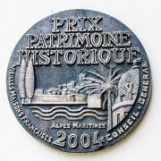 Le Prix du Patrimone Historique a été décerné au Riviera Palace en 2004