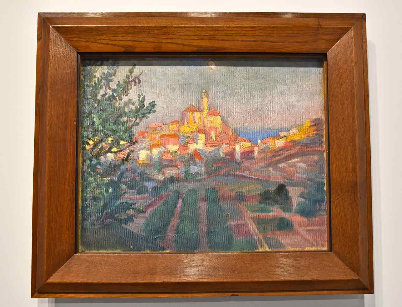 1921-Cadaques vu de dos-Huile sur toile 