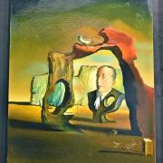 1933-Portrait d'Edward Wassermann-Huile sur toile sur carton
