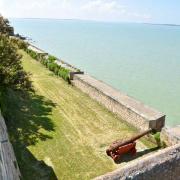 1er étage des trois plateformes de tir