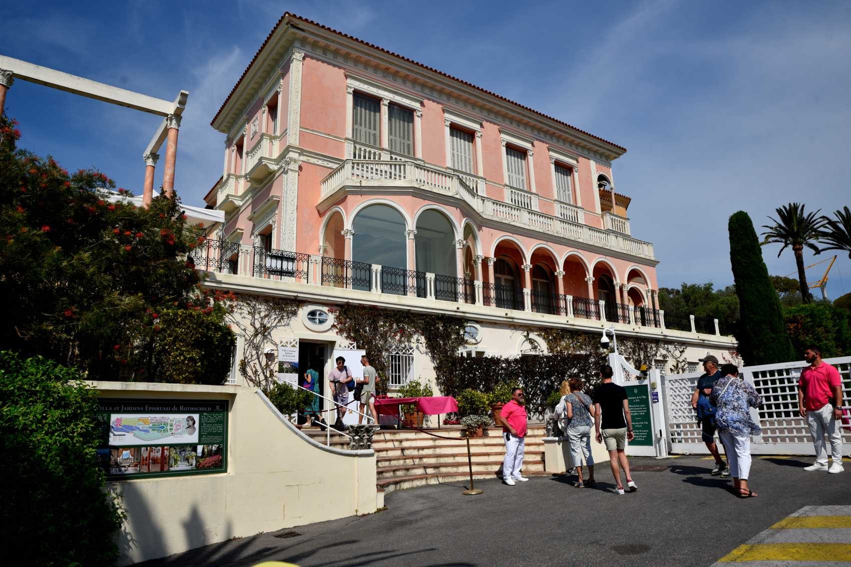 La villa Ephrussi de Rothschild est un des plus beaux palais de la Côte d'Azur