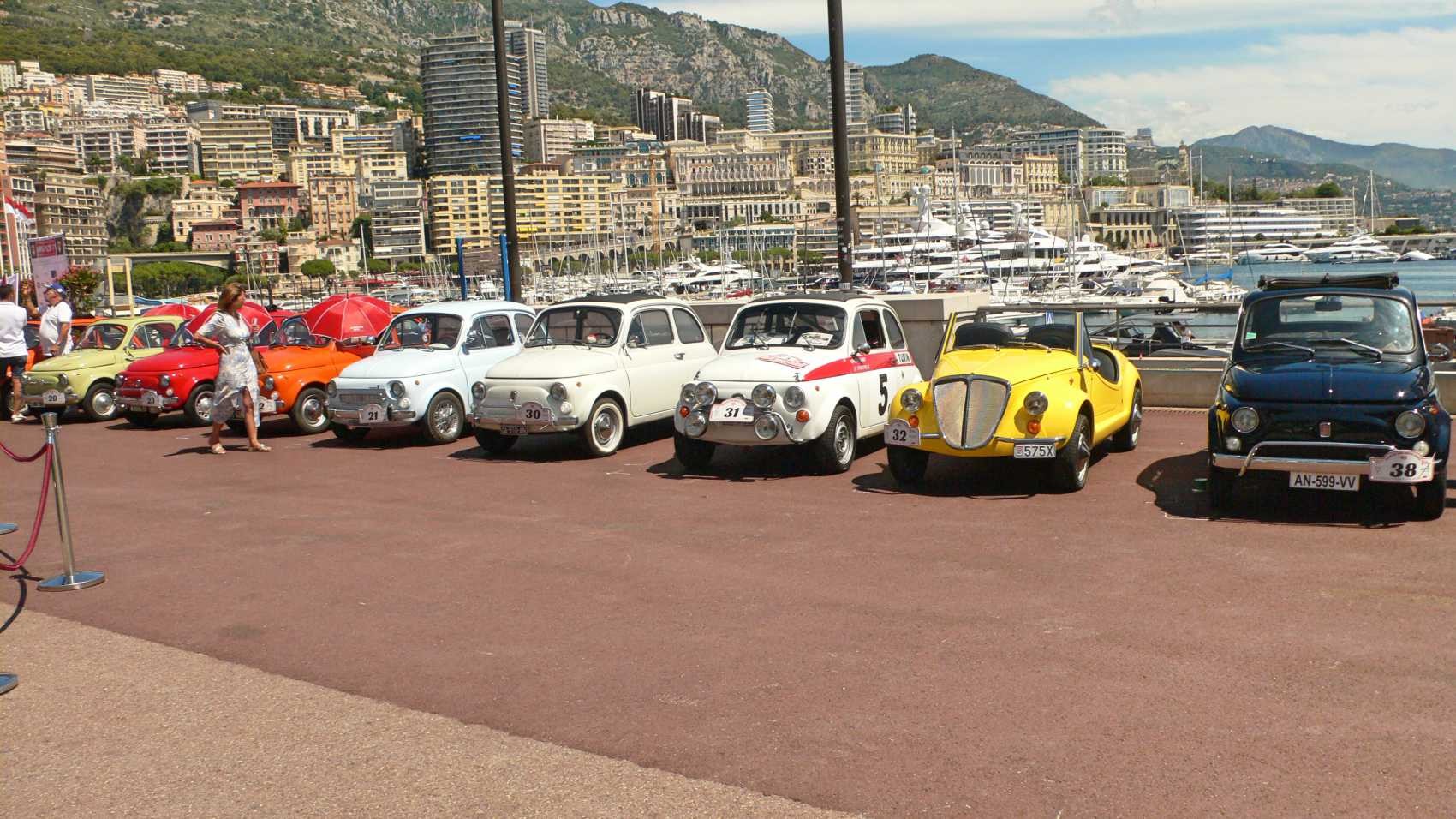 Le club Fiat 500 Monte-Carlo a réuni une quarantaine de modèles d'avant 1975...