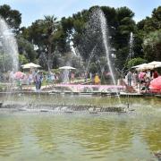 Les jeux d'eau du parc à la française