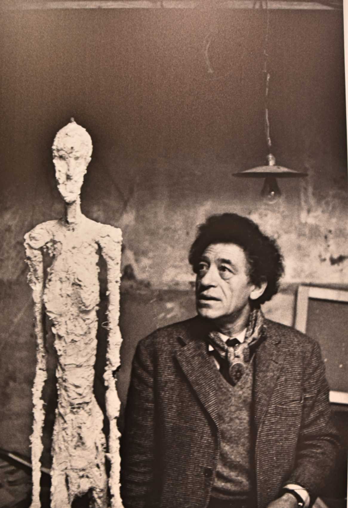 Alberto Giacometti et un Homme qui marche