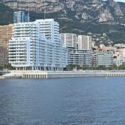 L'écoquartier terminé vu depuis le digue Lucciana