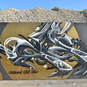 Cette fresque me fait penser Salvador Dali.