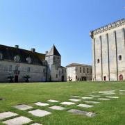 Le château et le donjon vus de puis l'esplanade