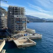 Le chantier vu depuis les terrasses de l'opéra Garnier
