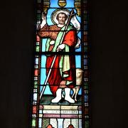 Vitrail de la nef : saint Jean Baptiste