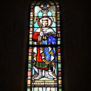 Vitrail de la nef : saint Louis