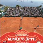 Affiche de la rencontre de Coupe Davis : Monaco vs Egypte