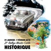 Affiche officielle du Rallye historique Monte-Carlo 2018