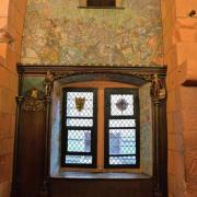 Alcôve de la salle de l'Empereur Guillaume II surmontée d'un fresque