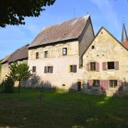 Ancienne cour colongère de l'abbaye d'Eschau intégrée aux remparts