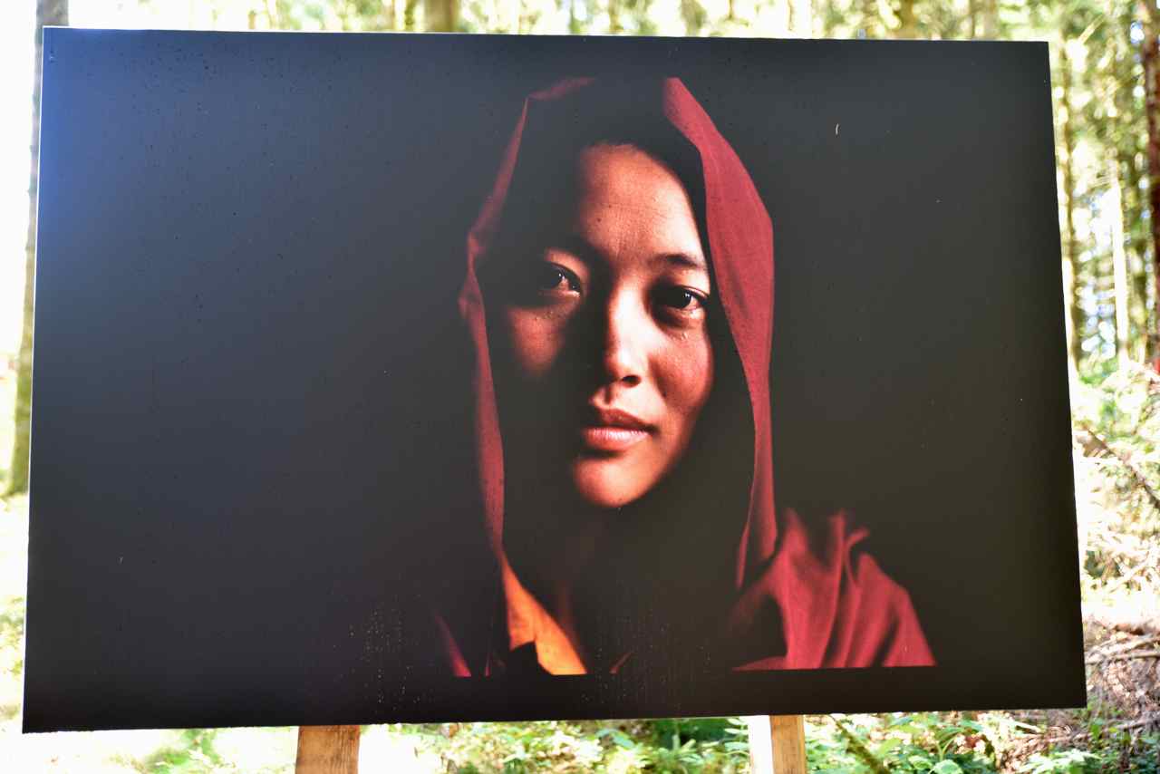 Ani, qui signifie nonne, au monastère de Katok. Province du Kham-Est du Tibet