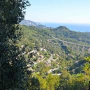 Belle vue sur la méditerrannée et l'Italie