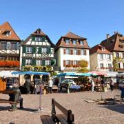 Belles demeures à colombages de la place du marché