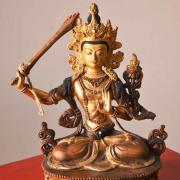 Bodhisattava Manjushri sagesse active et la connaissance spiritualisée