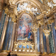 Chapelle de St Jean Baptiste a été construite à Rome, démontée et remontée sur place