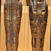 Intérieur du cercueil du pharaon Chéchonq II-XXII° dynastie