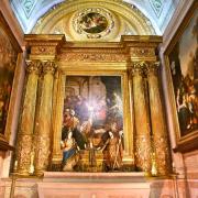 Chapelle de la Sainte Famille. Jésus au milieu des Docteurs de la Loi