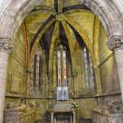 Chapelle de saint Côme et saint Damien et les tombeaux du XIV° siècle de...