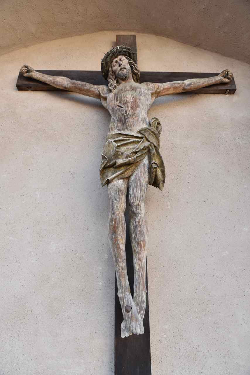 Christ en croix datant de 1508 attribué à Paul Windecker de Sélestat.