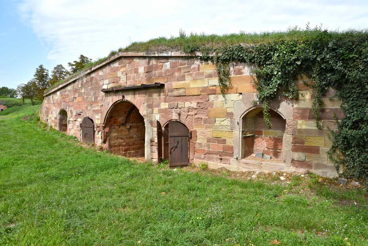 ... construction des fortifications a été essentiel.  Ici un abri à munitions