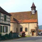 Dans le nouveau village, la chapelle Sainte-Croix  de 1709