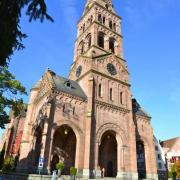 De style néo-roman l'église a été bâtie entre 1867 et 1873