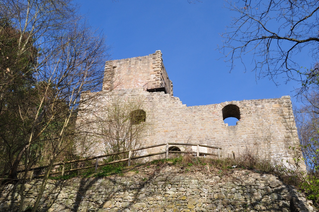 Wettolsheim, château du Hagueneck du XIII° siècle