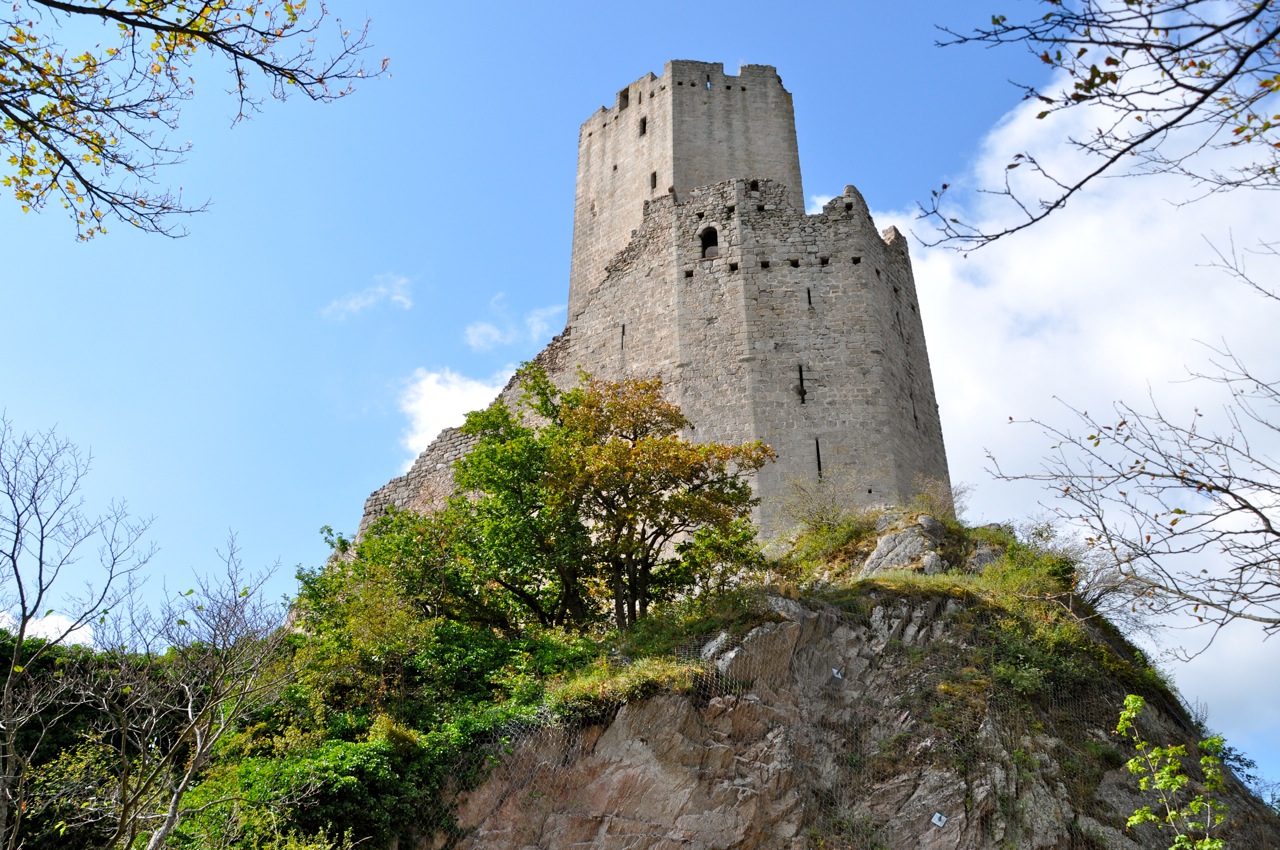 Villé, château de l'Ortenbourg du XIII° siècle