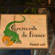 Même les alligators aiment les croissants français.