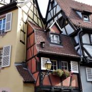 La maison rouge, la plus petite de Colmar