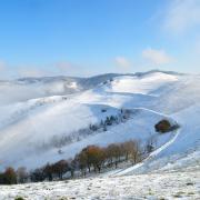 Les landes du Badberg recouvertes des premières neiges