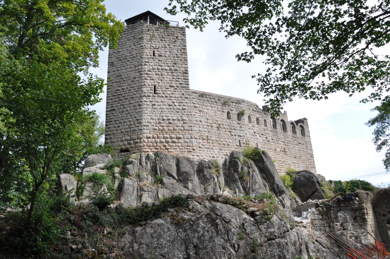 Dambach la Ville, château de Bernstein du XI° siècle