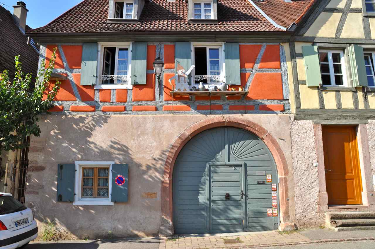 Les couleurs des façades indiquaient la profession de l'habitant