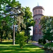 Le château d'eau bâti en 1884 a été désaffecté en 1984