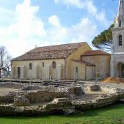 L'église romane  saint Éloi du XIe et la maison romaine du 4° siècle