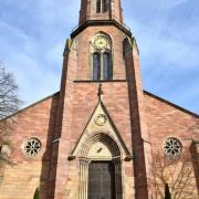 Eglise St Martin, reconstruite de 1857 à 1868, de style néo-Gothique