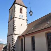 Eglise St Pankratius de style guotique tardif dans la ville-hute