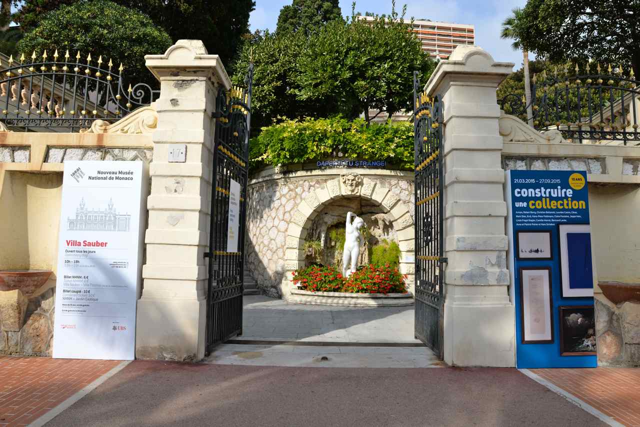 Entrée de la villa Sauber Musée de Monaco...