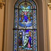 ... et restaurés par les maîtres verriers Fassi Cadet de Nice en 1948.