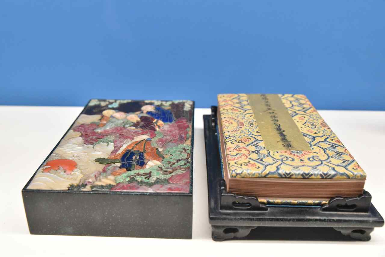 Etiquettes d'identification pour peinture ou calligraphie-Dynastie Qing