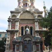 Façade occidentale de l'église et...